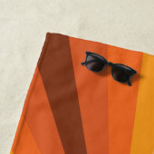 Optische Illusion Strandtuch aus Orange (Beispiel)