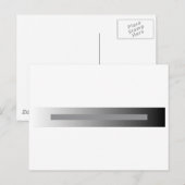 Optische Illusion: Streifen Postkarte (Vorne/Hinten)