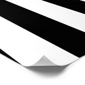 Optische Illusion: Striptes geometrisches Abstrakt Poster (Ecke)