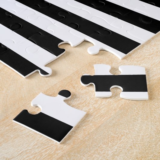 Optische Illusion: Striptes geometrisches Abstrakt Puzzle (Seite)