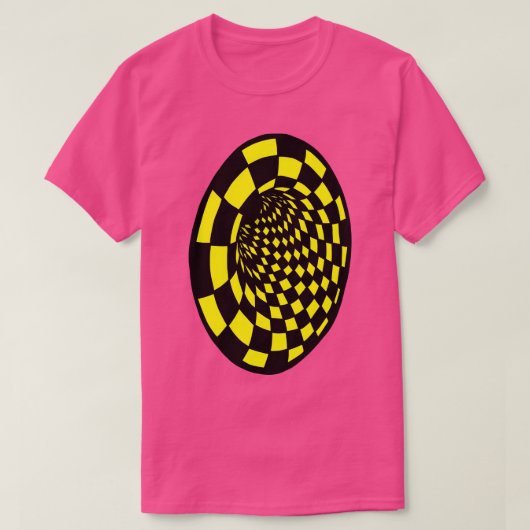 optische Illusion T-Shirt (Design vorne)