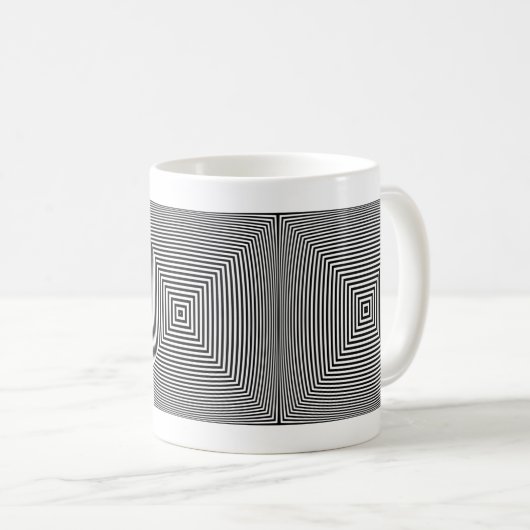 Optische Illusion Tasse (VorderseiteRechts)
