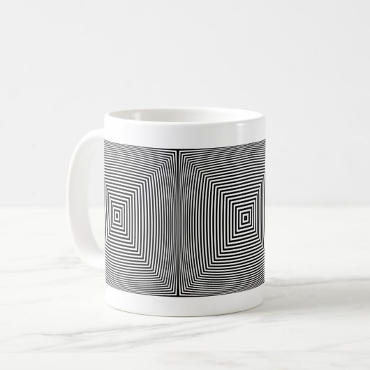 Optische Illusion Tasse (Vorderseite Links)