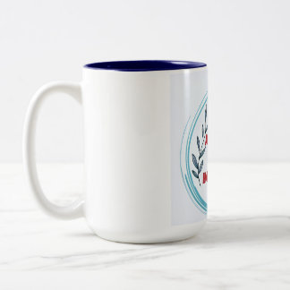 "Optische Illusion-Tasse" Zweifarbige Tasse