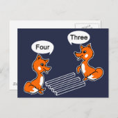 Optische Illusion Trick Blue Postkarte (Vorne/Hinten)