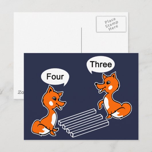 Optische Illusion Trick Blue Postkarte (Vorne/Hinten)