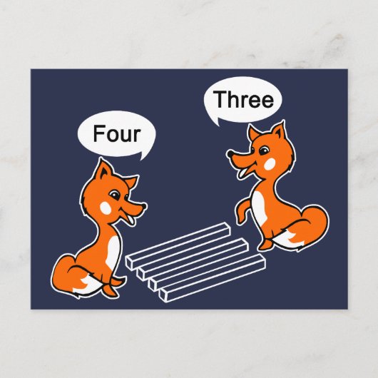 Optische Illusion Trick Blue Postkarte (Vorderseite)