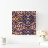 Optische Illusion Trick Rotation Wendezeit Quadratische Wanduhr (Zuhause)