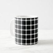 Optische Illusion Verschwinden schwarzer Punkte Kaffeetasse (Vorderseite Links)
