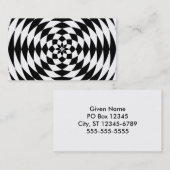 optische Illusion Visitenkarte (Vorne/Hinten)
