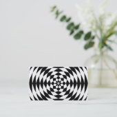 optische Illusion Visitenkarte (Stehend Vorderseite)