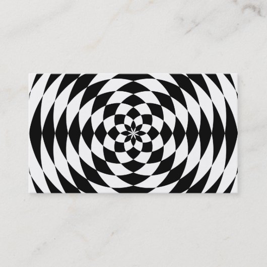 optische Illusion Visitenkarte (Vorderseite)