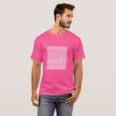 optische Illusion Visueller Effekt Pixel verstecke T-Shirt (Vorne ganz)