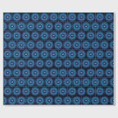 Optische Illusion vom 40. Geburtstag Geschenkpapier (Flach)