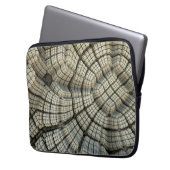 Optische Illusion von 3D-Kubikpit Laptopschutzhülle (Vorderseite Links)