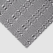 Optische Illusion von Schwarz und Weiß-Geometrie Seidenpapier (Ausschnitt)