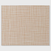 Optische Illusion von unregelmäßigen Gitterplätzen Geschenkpapier (Flach)