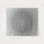 Optische Illusion Wandteppich (Vorderseite (Horizontal))