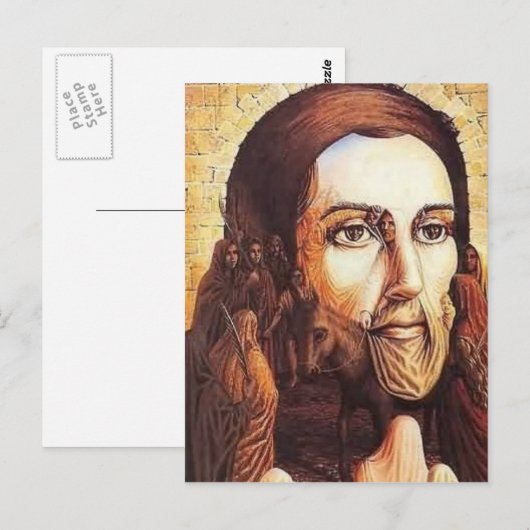 Optische Illusionen Postkarte (Vorne/Hinten)