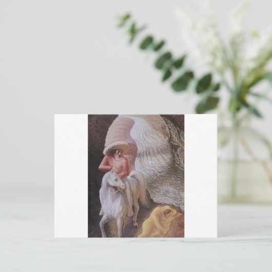 Optische Illusionen Postkarte (Stehend Vorderseite)