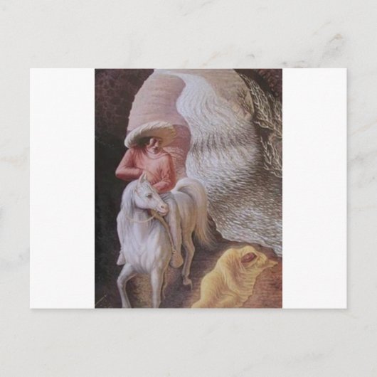 Optische Illusionen Postkarte (Vorderseite)