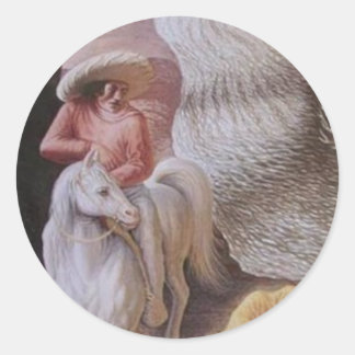 Optische Illusionen Runder Aufkleber