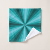 Optische Illusions-Aqua-Badezimmer-Tuch-Set Badhandtuch Set (Waschlappen)