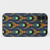 Optische Illusions-Fraktale Muster iPhone 5 Hülle (Rückseite (Horizontal))