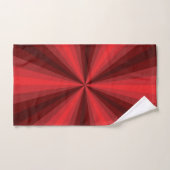 Optische Illusions-rotes Badezimmer-Tuch-Set Badhandtuch Set (Handtuch)