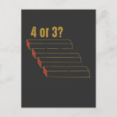 Optische Illusionsgeometrie Postkarte (Vorderseite)