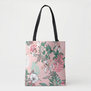 optische Illusionskreise: Monochrome Nahtlose Patr Tasche