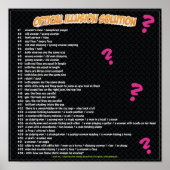 OPTISCHE ILLUSIONSLÖSUNG POSTER (Vorne)