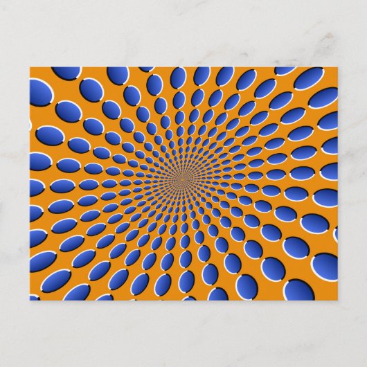 optische Illusionstifte Postkarte (Vorderseite)