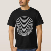 optische Illusionstunnel T-Shirt (Vorderseite)
