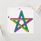 Optische Illustration Star Karte (Vorderseite/Rückseite Beispiel)