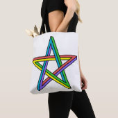 Optische Illustration Star Tote Bag Tasche (Von Nahem)
