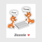 Optische Illustration Trick Contour Cut Aufkleber (Blatt)