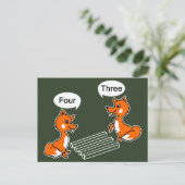 Optische Illustration Trick Green Postkarte (Stehend Vorderseite)