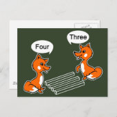 Optische Illustration Trick Green Postkarte (Vorne/Hinten)