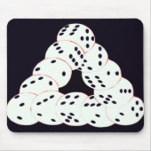 optische Illustrationsmaus Mousepad (Vorne)