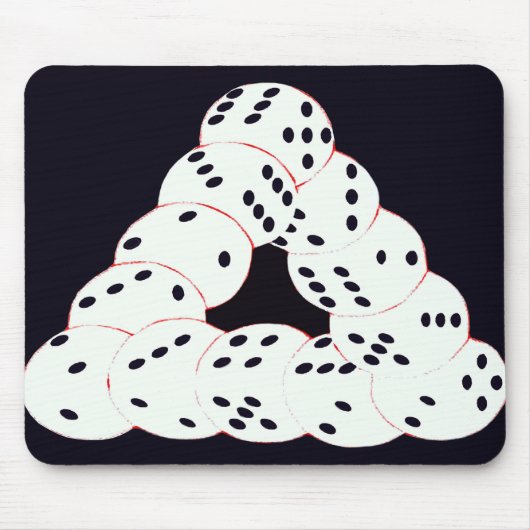 optische Illustrationsmaus Mousepad (Vorne)