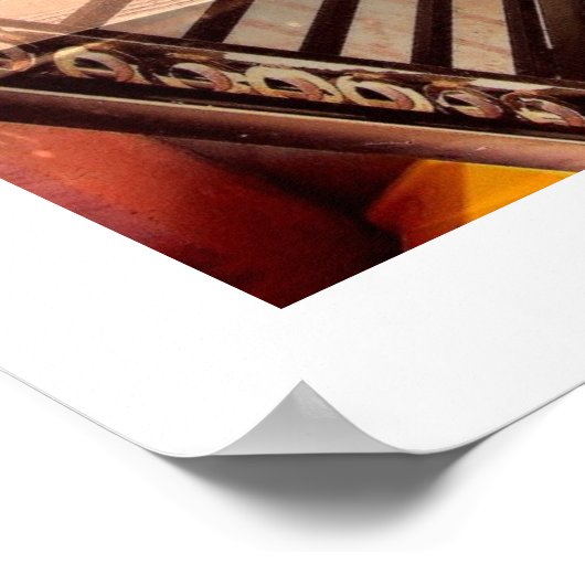 Optische Illustrationsstufen Poster (Ecke)