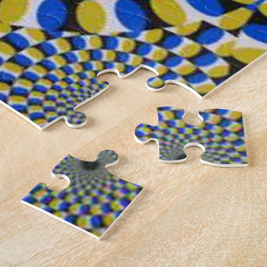 Optische Karton-Illusion unmöglich Puzzle (Seite)