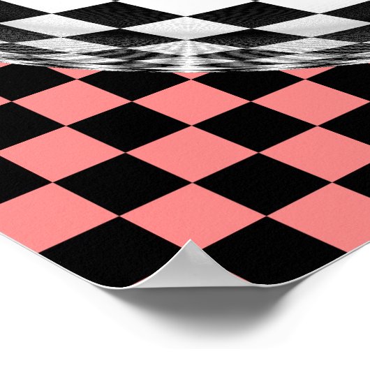 Optische Kunst Poster (Ecke)