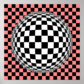 Optische Kunst Poster (Vorne)