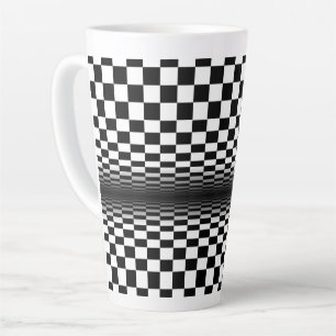 optische Kunst Schwarzweiß Kontrast Milchtasse