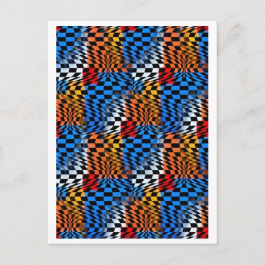 Optische Nachweiskarte Postkarte (Vorderseite)