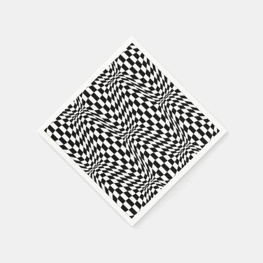 optische Tafel Serviette (Ecke)