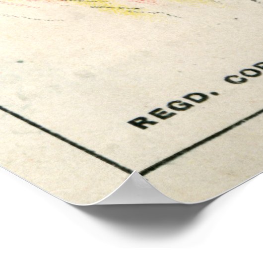 optische Täuschung, 1896 Poster (Ecke)