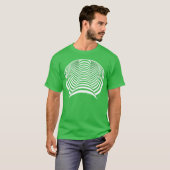 Optische Täuschung 3D Grafik Geist Trick T-Shirt (Vorne ganz)